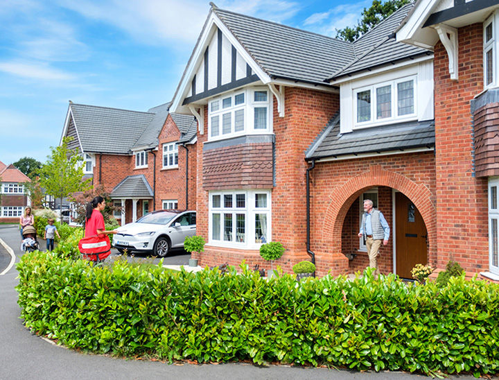 Homes previously delivered by Redrow.