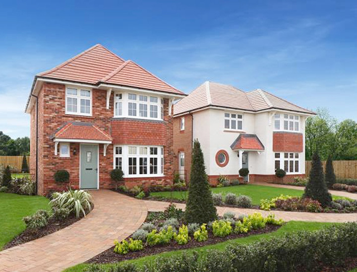 Homes previously delivered by Redrow.