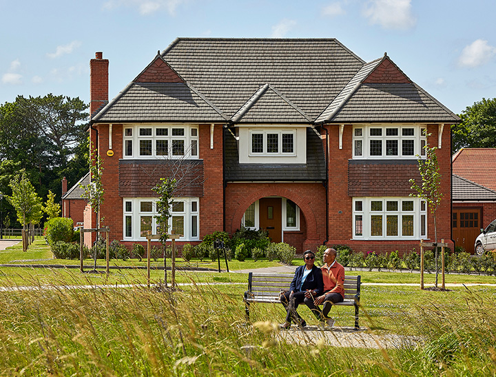 Homes previously delivered by Redrow.